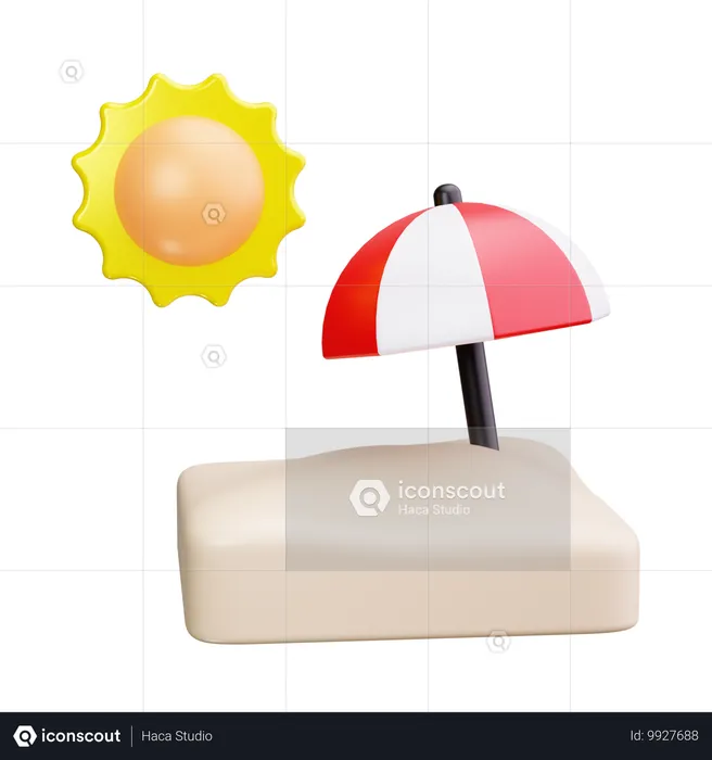 Parasol  3D Icon