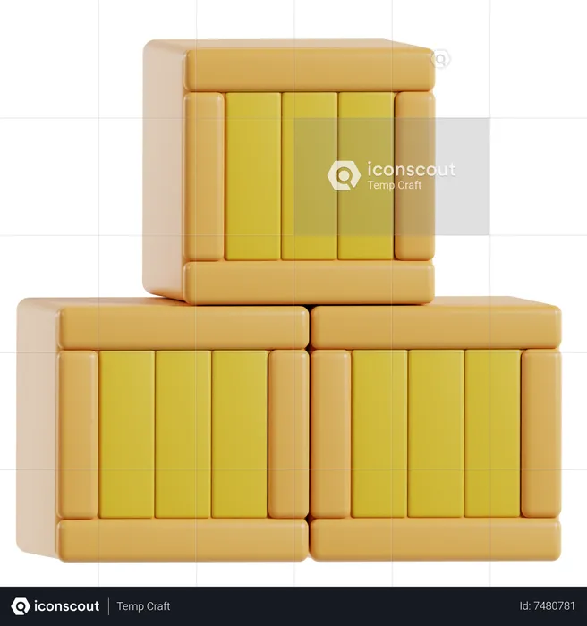 Parcel  3D Icon