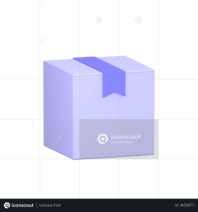 Parcel  3D Icon