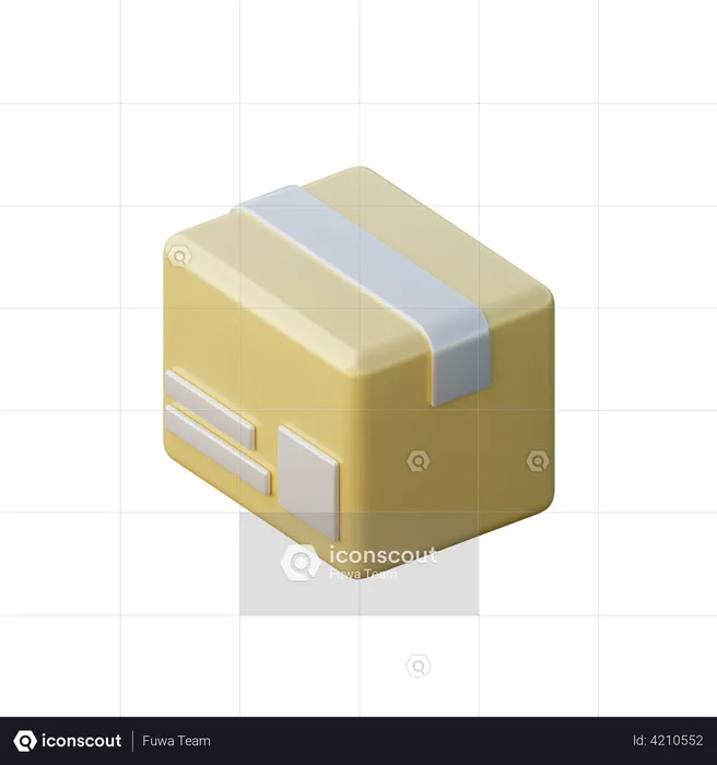 Parcel  3D Illustration