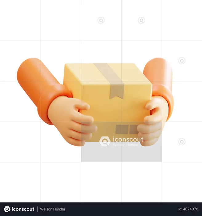 Parcel Delivery  3D Icon