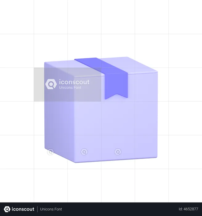 Parcel  3D Icon