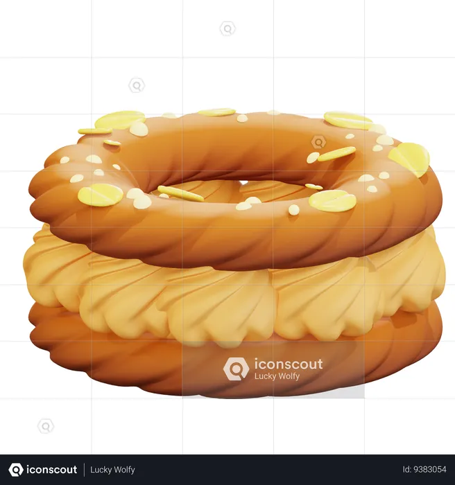 Paris-Brest  3D Icon