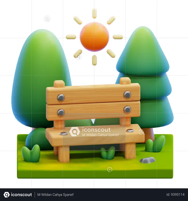 PARK  3D Icon