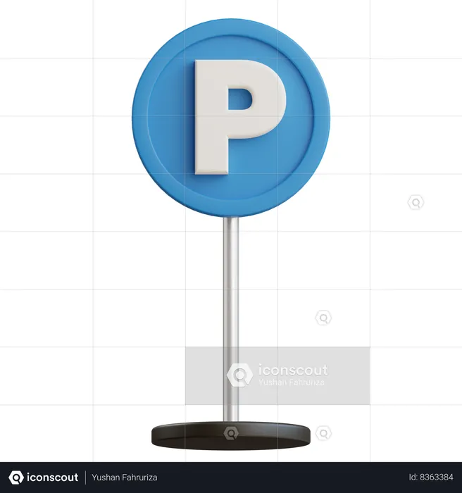 Parking area  3D Icon