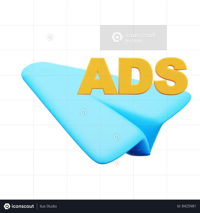 Partager des annonces  3D Icon