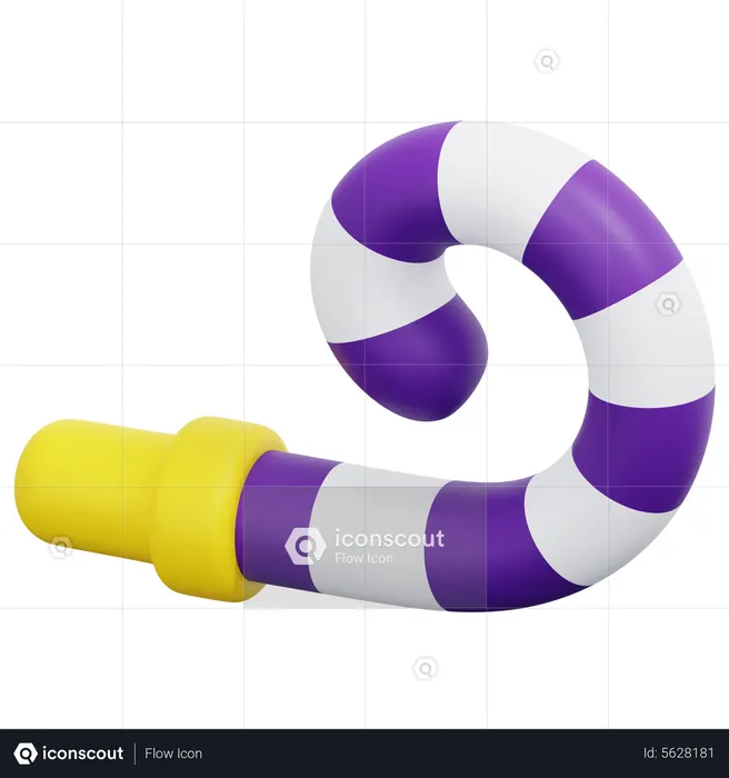 Party Blower  3D Icon