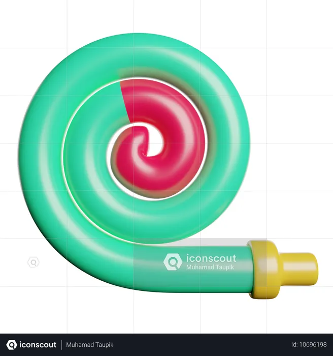 Party Blower  3D Icon