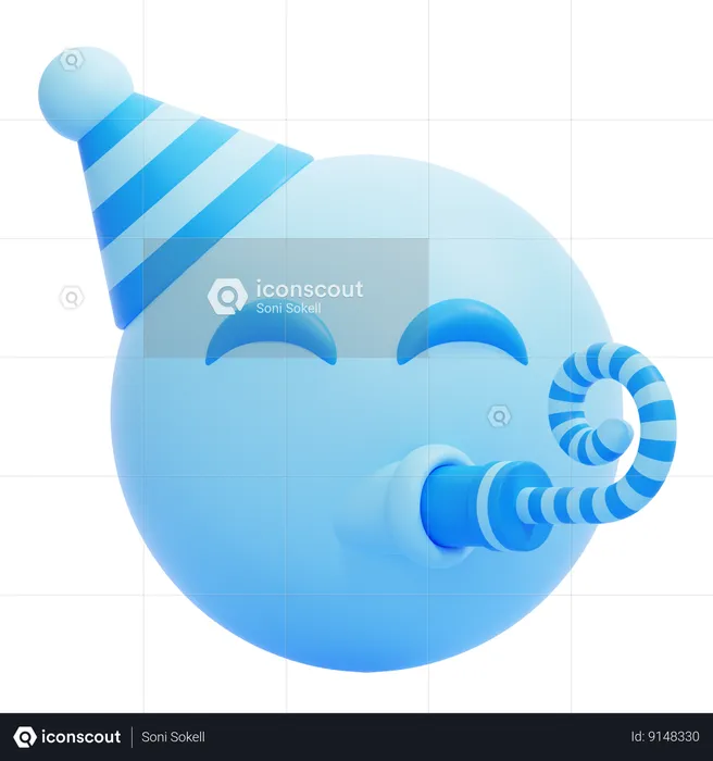 Party Emoji  3D Icon