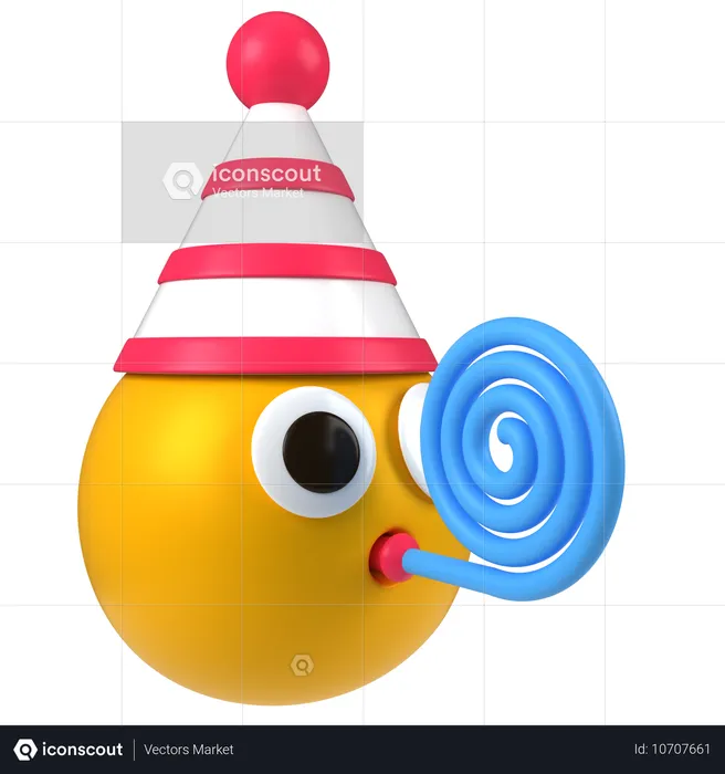 Party-Emoji  3D Icon