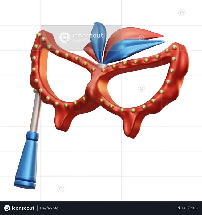 Party Eye Mask  3D Icon