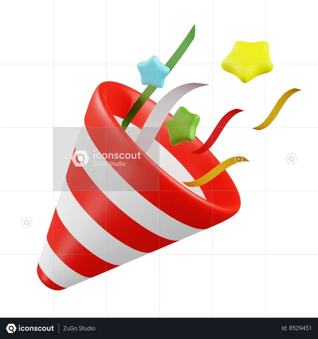 Party Firecrackers  3D Icon