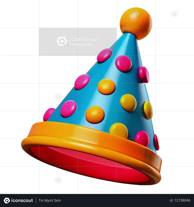 Party Hat  3D Icon