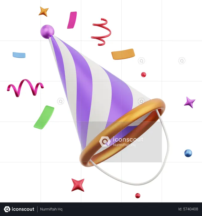 Party Hat  3D Icon