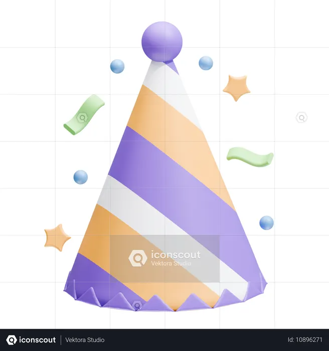 Party Hat  3D Icon