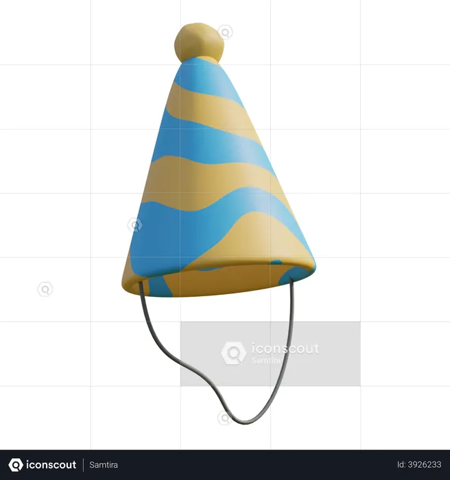 Party Hat  3D Illustration