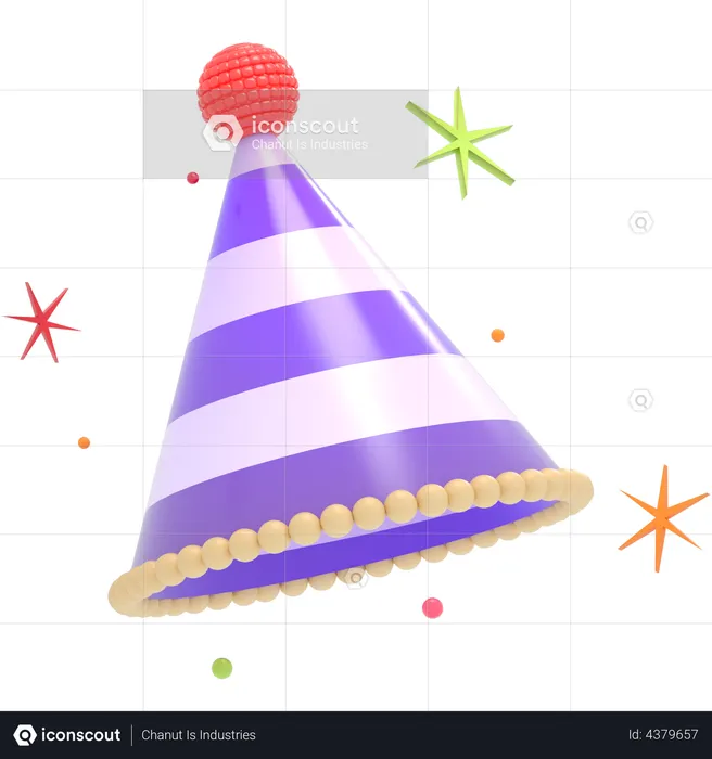 Party Hat  3D Illustration