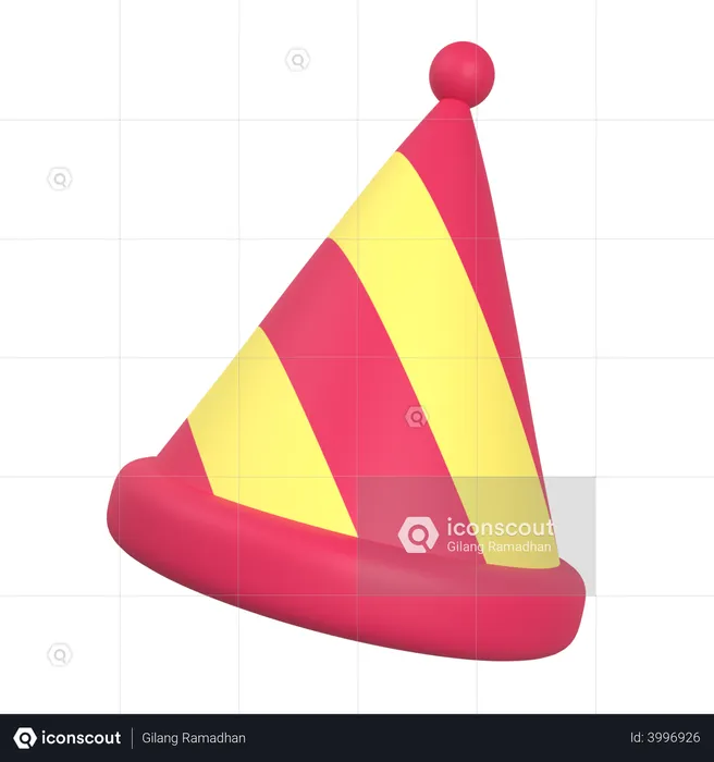 Party Hat  3D Illustration