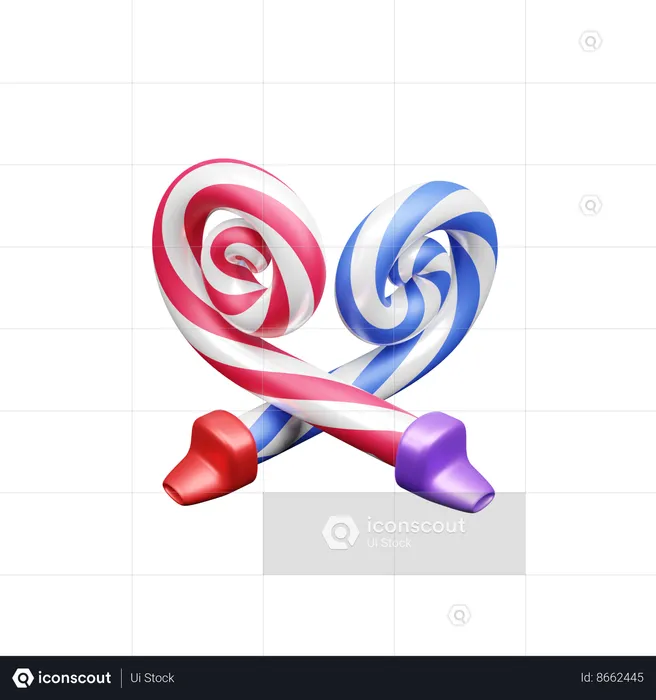 Party Horn  3D Icon