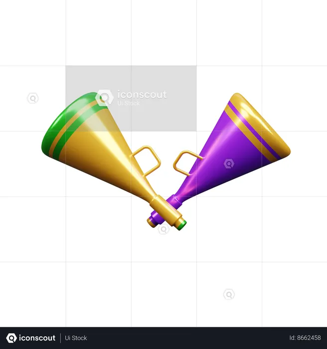 Party Horn  3D Icon