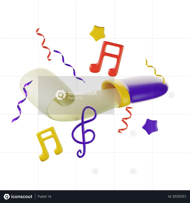 Party Horn  3D Icon