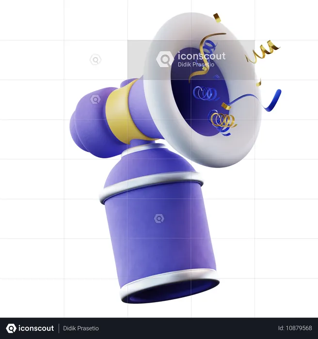 Party Horn  3D Icon
