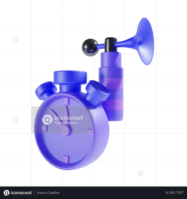 Party Horn  3D Icon