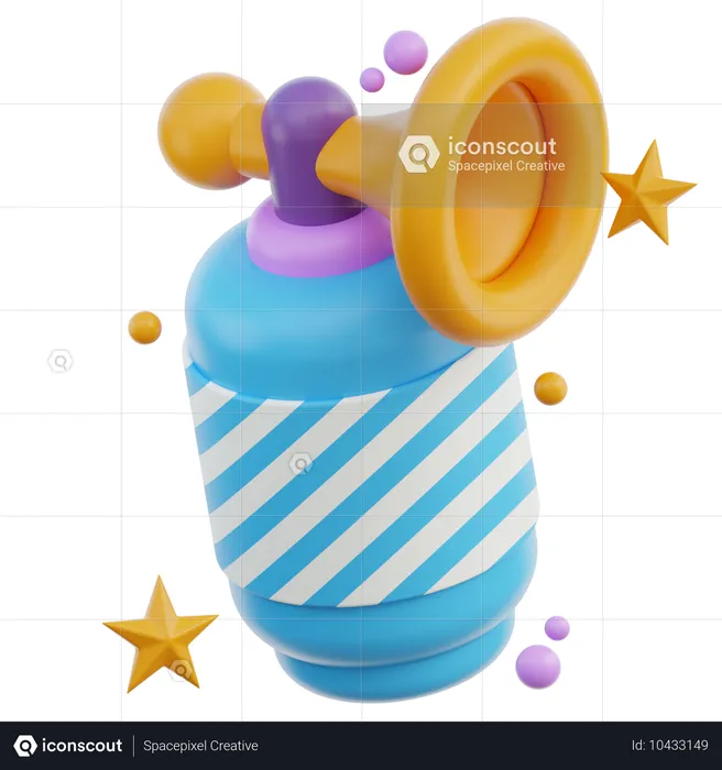 Party Horn  3D Icon