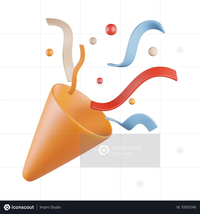 Party Horn  3D Icon