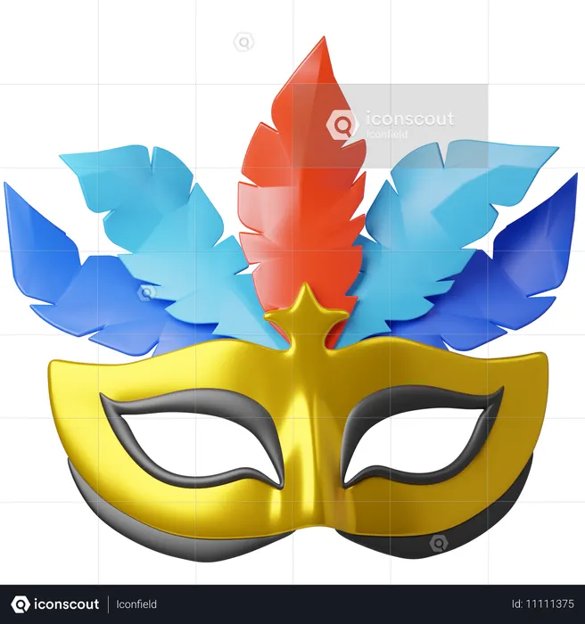 파티 마스크  3D Icon