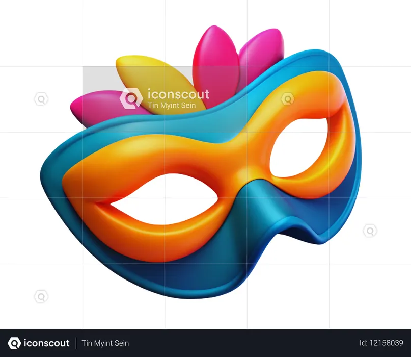 Party Mask  3D Icon