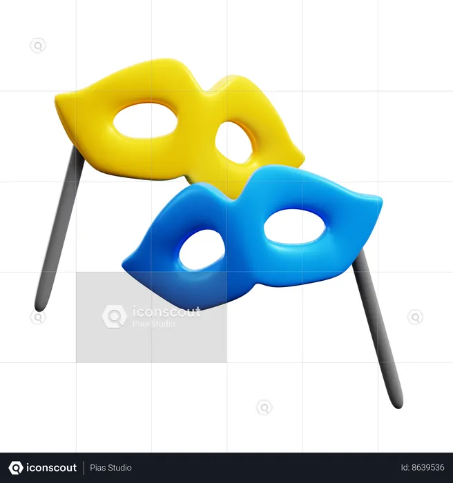 Party Mask  3D Icon