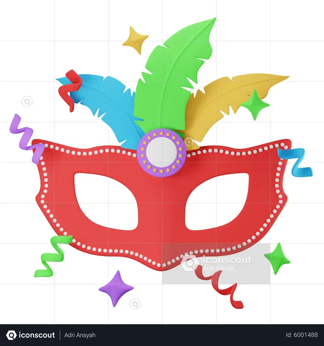 Party Mask  3D Icon