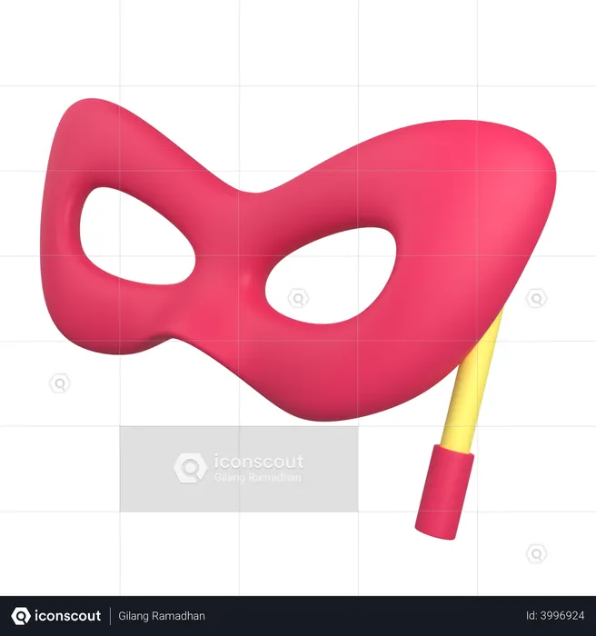 Party Mask  3D Illustration