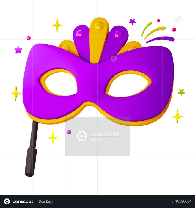 Partymaske  3D Icon