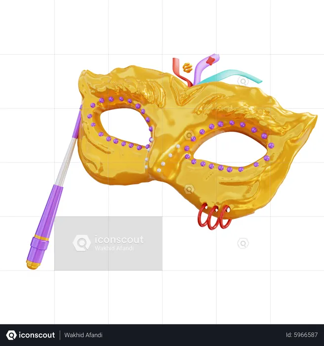 Partymaske  3D Icon