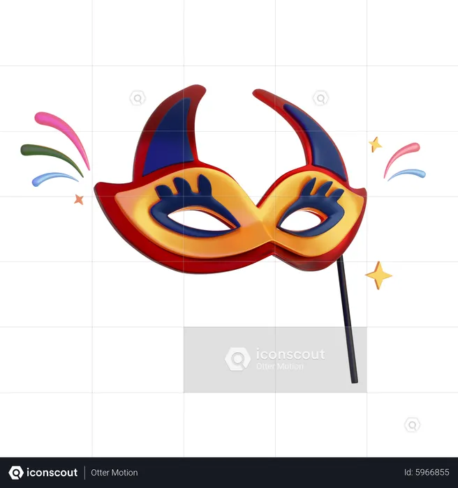 Partymaske  3D Icon