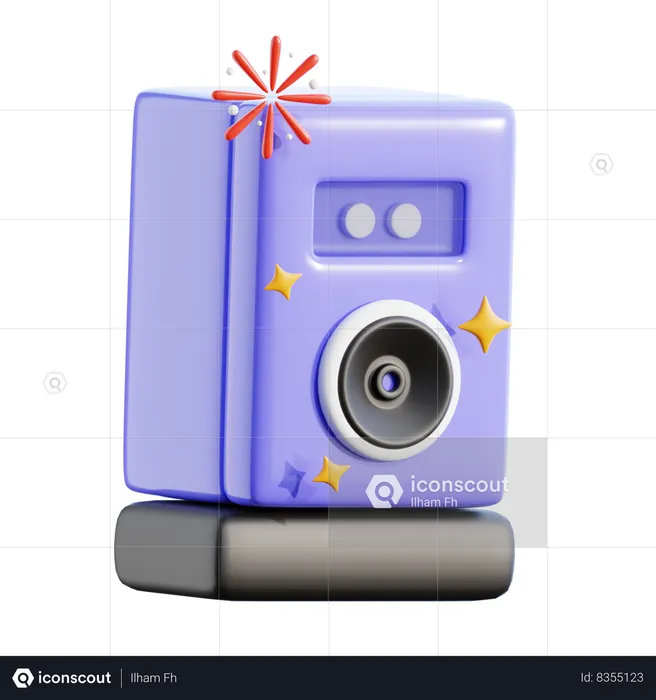Party speaker  3D Icon