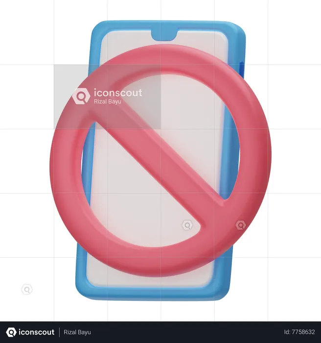 Pas de téléphone  3D Icon