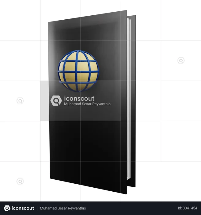 Passeport  3D Icon