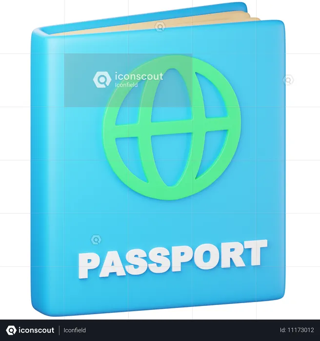 Passport  3D Icon