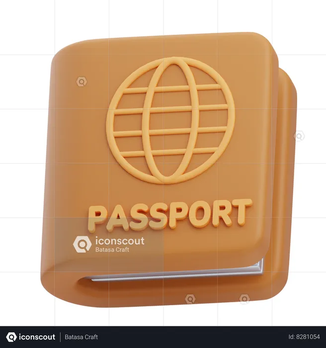 Passport  3D Icon