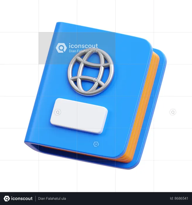 Passport  3D Icon