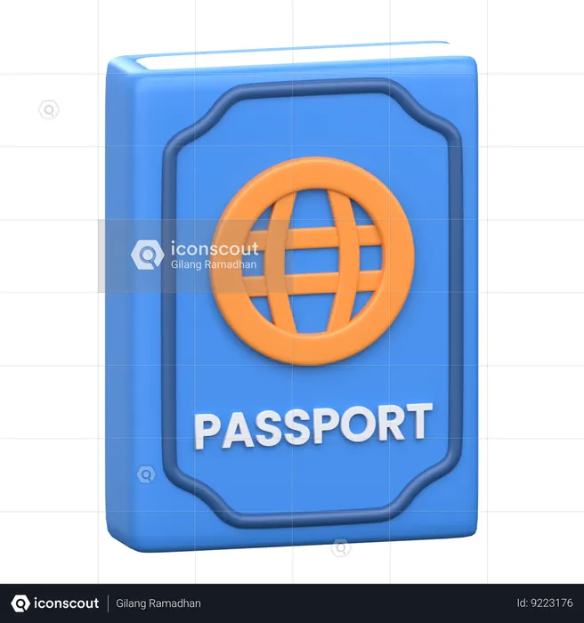 Passport  3D Icon