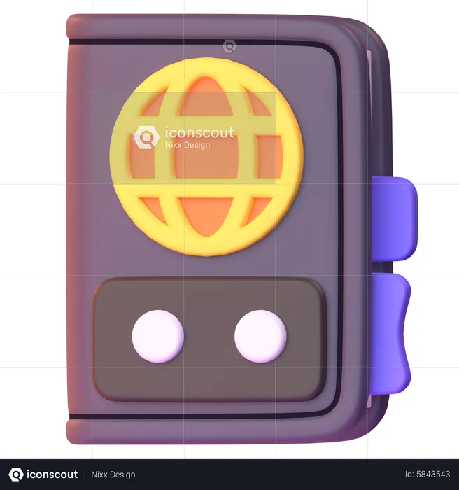 Passport  3D Icon