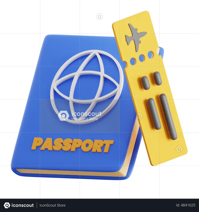 Passport  3D Icon