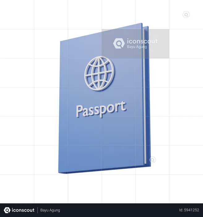 Passport  3D Icon