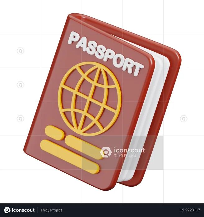 Passport  3D Icon