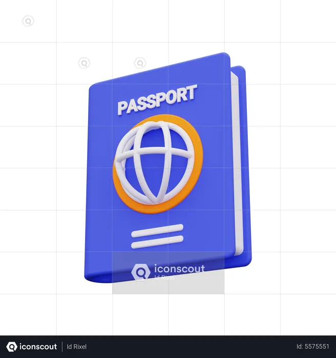 Passport  3D Icon