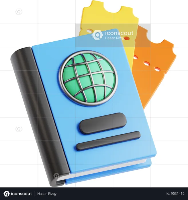 Passport  3D Icon